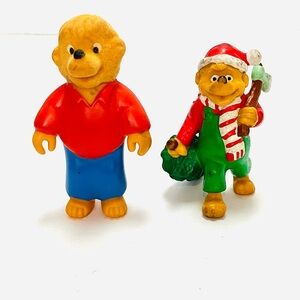 Bernstain Bears  PVC 1980’s Figures Lot(2) McDonald’s Applause Minor Wear Read